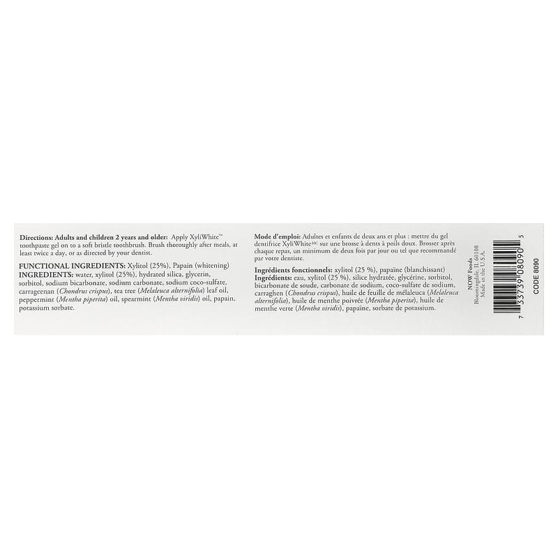 Solutions, XyliWhite™, gel de pastă de dinți, mentă răcoritoare, 181 g