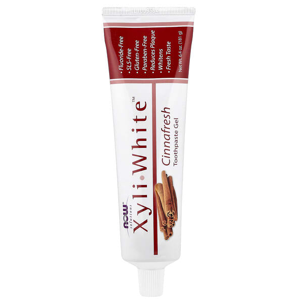 NOW Foods, XyliWhite 牙膏，清新肉桂味，6.4 盎司（181 克）