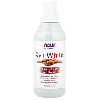 NOW Foods, Oplossingen, XyliWhite Mondwater, Cinnafresh, 473 ml