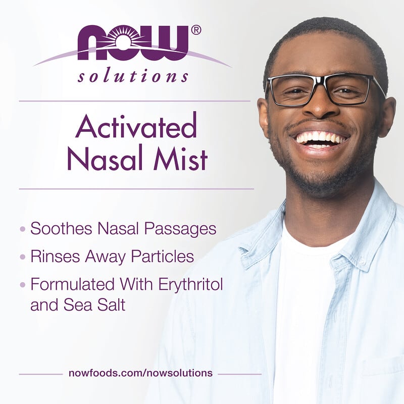 NOW Foods, Solutions, Activated Nasal Mist, 2 fl oz (59 ml)