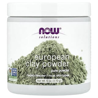 NOW Foods, Oplossingen, Europees kleipoeder, 170 g