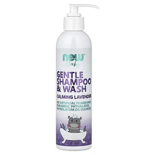 NOW Foods, Baby, Gentle Shampoo & Wash, Calming Lavender, 8 fl oz (237 ml)