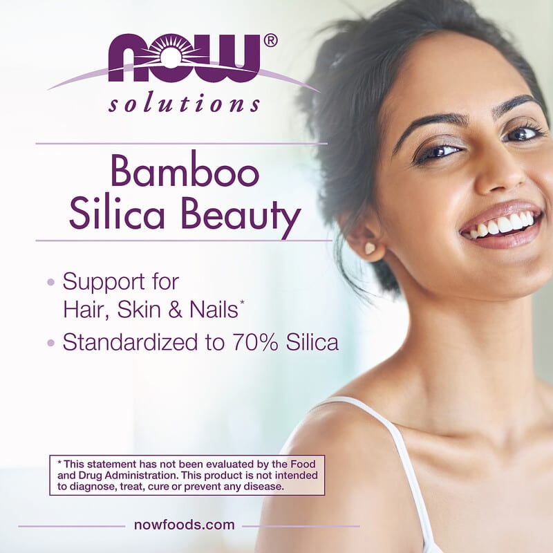Solutions, Bamboo Silica Beauty, Schnheit mit Bambus und Silica, 90  pflanzliche Kapseln (380 mg pro Kapsel)