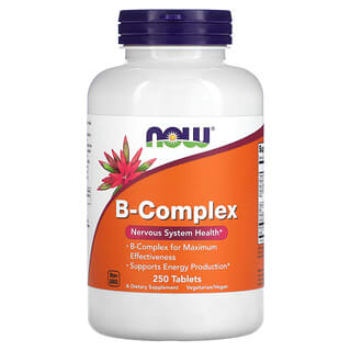 NOW Foods, B-Complex, 250 Tablets