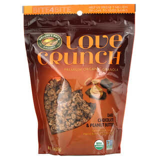 Nature's Path, Love Crunch，优质有机格兰诺拉麦片，黑巧克力和花生酱，11.5 盎司（325 克）