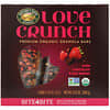 Love Crunch, barritas de granola orgánica prémium, chocolate amargo y bayas rojas, 6 barritas, 30 g (1,06 oz) cada una