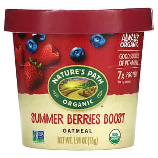 Nature's Path, Organic Oatmeal, Summer Berries Boost, 1.94 oz (55 g)