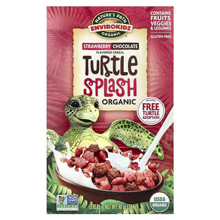 Nature's Path, Organic Turtle Splash cereálie, jahodová čokoláda, 284 g