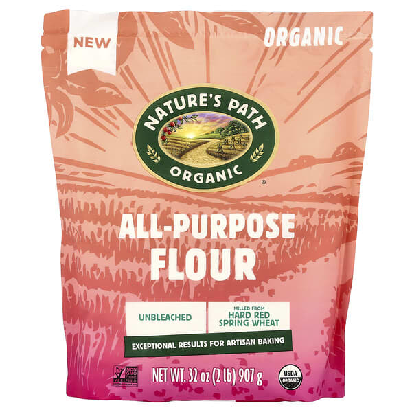 Nature's Path, 유기농 다용도 가루, 무표백, 907g(32oz)