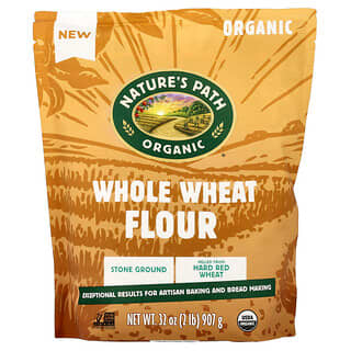 Nature's Path, Harina de trigo integral orgánico, Molida a la piedra, 907 g (32 oz)