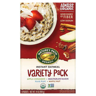 Nature's Path, Organic Instant Oatmeal, Variety Pack, 8 Packets, 14 oz (400 g)
