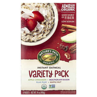 Nature's Path, Organic Instant Oatmeal, Variety Pack, 8 Packets, 14 oz (400 g)