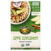 Organic Instant Oatmeal, Apple Cinnamon, 8 Packets, 14 oz (400 g)