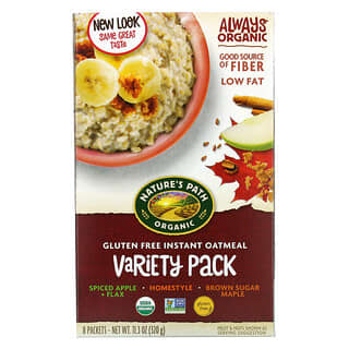 Nature's Path, Gluten Free Instant Oatmeal, Variety Pack, 8 Packets, 11.3 oz (320 g)