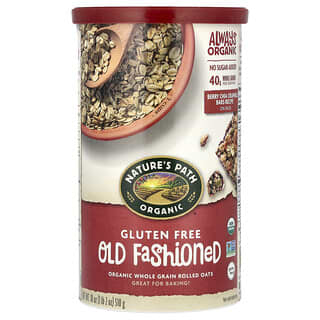 Nature's Path, Organic Whole Grain Rolled Oats, Gluten Free, Old Fashioned, 18 oz (510 g)