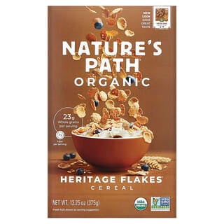 Nature's Path, Cereais Orgânicos Heritage Flakes, 375 g (13,25 oz)