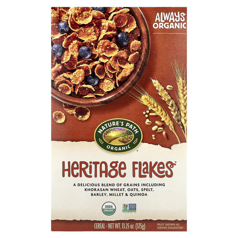 Organic Heritage Flakes®（オーガニックヘリテージフレーク）シリアル