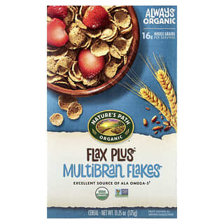 Nature's Path, BIO, Flax Plus Multibran (Mélange de sons) Pétales de Céréales, 13.25 oz (375 g)