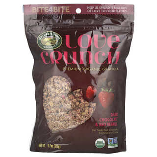 Nature's Path, Love Crunch, Granola Organik Premium, Cokelat Hitam & Beri Merah, 325 g (11,5 ons)
