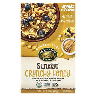 Nature's Path, Organische Sunrise Crunchy Honey Getreideflocken, 300 g (10.6 oz)