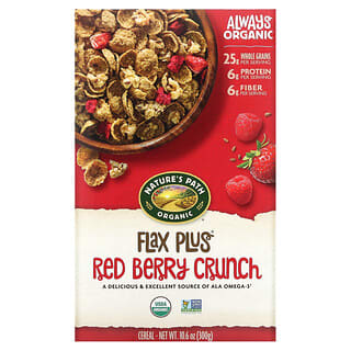 ناتورز باث‏, حبوب مقرمشة Flax Plus Red Berry العضوية، 10.6 أونصة (300 جم)