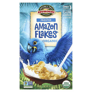 Nature's Path, Envirokidz Organic, Amazon Flakes Cereal, glassato, 325 g