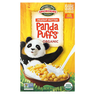 Nature's Path, EnviroKidz, Organic Peanut Butter Panda Puffs Cereal, 10.6 oz (300 g)