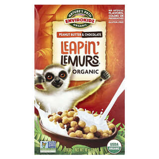 Nature's Path, Envirokidz Organic, Leapin' Lemurs Cereal, Peanut Butter & Chocolate, 10 oz (284 g)