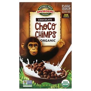 ناتورز باث‏, حبوب الشوكولا العضوية Choco Chimps من Envirokidz، السعة 10 أونصة (284 جم)