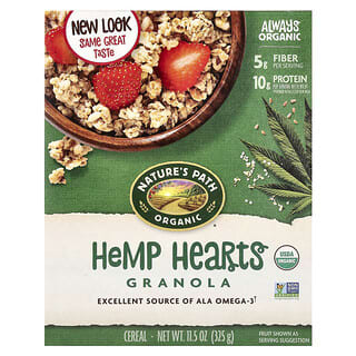 Nature's Path, Organic Hemp Hearts Granola Cereal, Bio-Hanfherz-Granola-Müsli, 325 g (11,5 oz.)