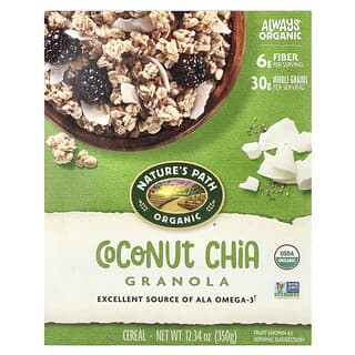 Nature's Path, Granola Chia à la noix de coco biologique, 12,34 oz (350 g)