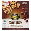 Organic, Sunrise Breakfast Bars, Dark Chocolate Chip, 5 Bars, 1.2 oz (35 g)