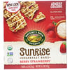 Organic, Sunrise Breakfast Bars, Berry Strawberry, 5 Bars, 1.2 oz (35 g) Each