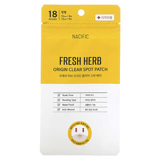 Nacific, Fresh Herb, Origin Clear Spot Patch , 18 Patches