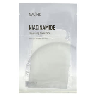 Nacific, Rozświetlająca maseczka kosmetyczna, niacynamid, 30 g