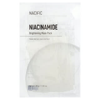 Nacific, Paquete de mascarilla de belleza iluminadora, Niacinamida, 30 g (1,05 oz)