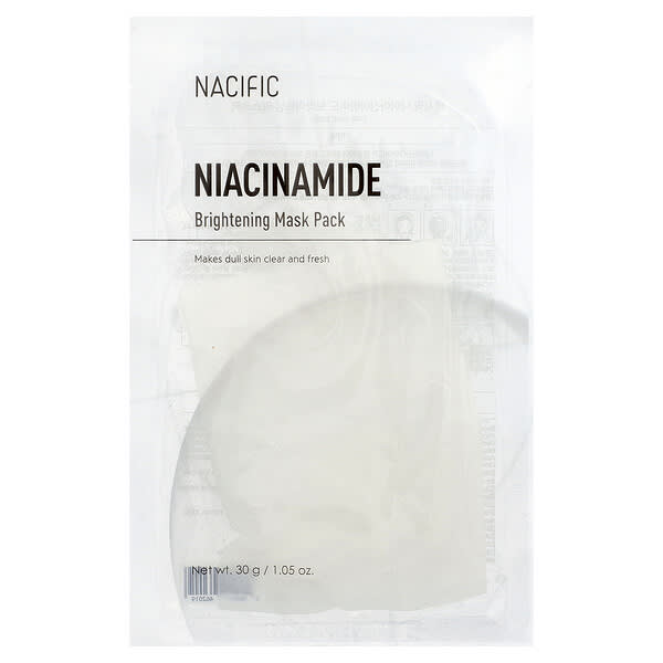 Nacific, 潔白麵膜包，煙醯胺，1.05 盎司（30 克）