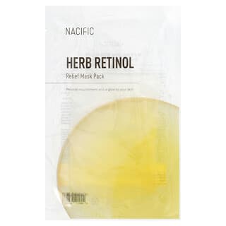 Nacific, Relief Beauty Mask Pack, Herb Retinol, 1 Sheet, 1.05 oz (30 g)
