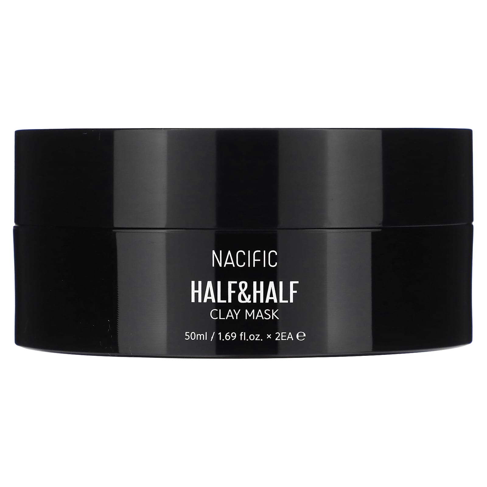Nacific, Half & Half, Clay Beauty Mask, 2 Clay Masks, 1.69 fl oz (50 ml