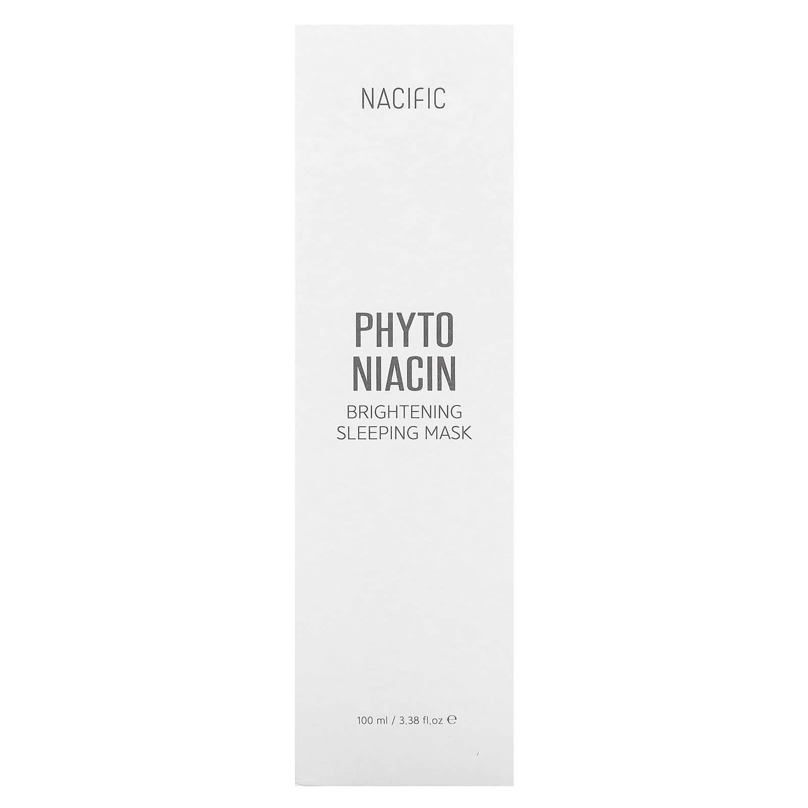 Nacific, Phyto Niacin, Brightening Sleeping Beauty Mask , 3.38 fl oz (100 ml)