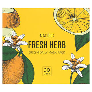 Nacific‏, Fresh Herb, Origin Daily Beauty Mask Pack, 30 Sheet Masks, 11.6 oz (330 g)
