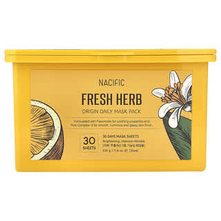 Nacific, Fresh Herb, Origin Daily Beauty Mask Pack, 30 Sheet Masks, 11.6 oz (330 g)