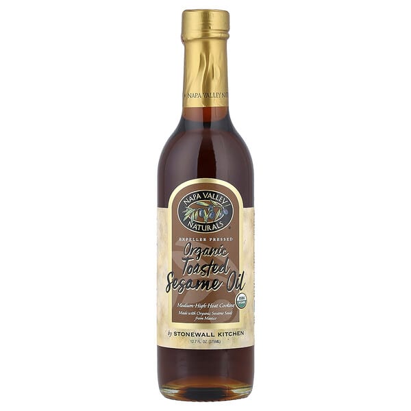 Napa Valley Naturals, 유기농 볶은 참깨 오일, 375ml(12.7fl oz)