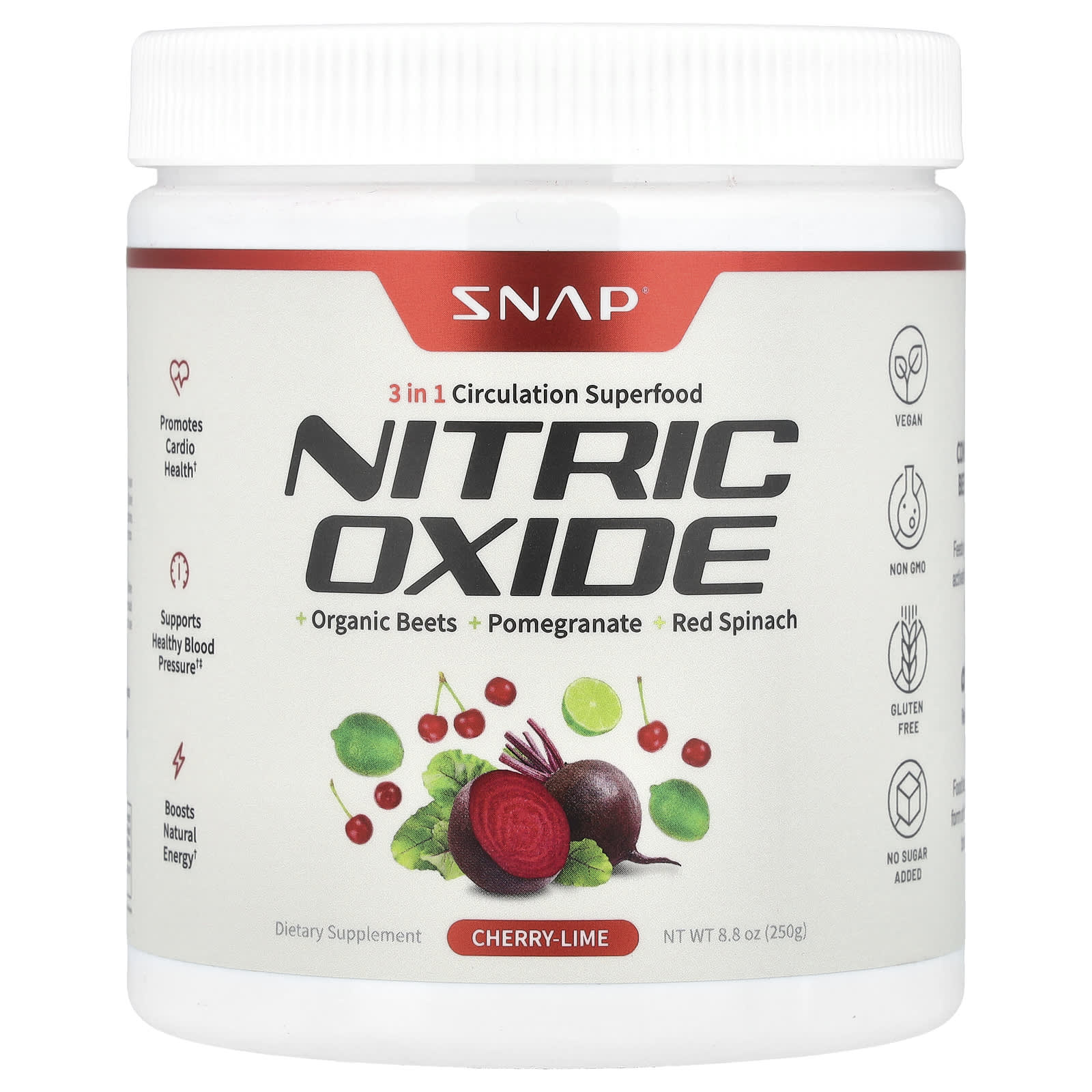 Nitric Oxide, Cherry-Lime, 8.8 oz (250 g)