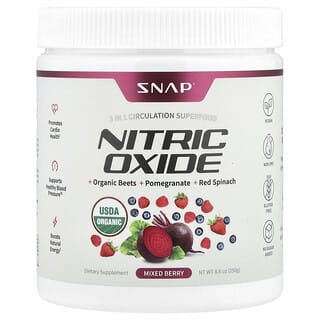 Snap Supplements, 산화질소, 믹스 베리, 250g(8.8oz)