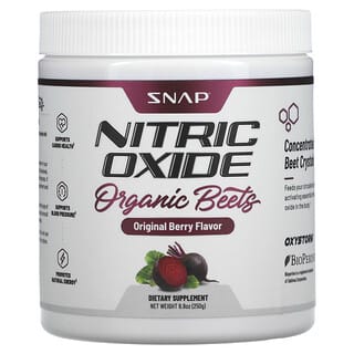 Snap Supplements, Nitric Oxide, Organic Beets, Original Berry, 8.8 oz (250 g)