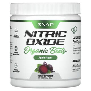 Snap Supplements, Оксид азота, органическая свекла, яблоко, 250 г (8,8 унции)
