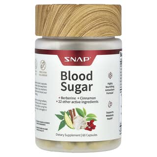 Snap Supplements, 血糖，60 粒膠囊