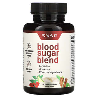 Snap Supplements, Mezcla para el azúcar en sangre, 60 cápsulas