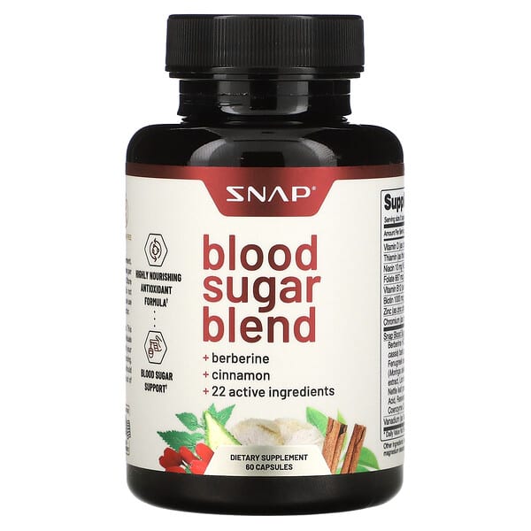 Snap Supplements‏, Blood Sugar Blend , 60 Capsules
